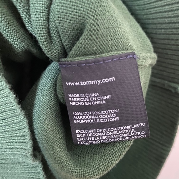 Tommy Hilfiger Green Crew Round Neck Sweater - Picture 5 of 5